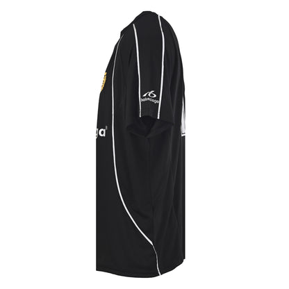 Balenciaga Soccer Jersey Crest T-Shirt in Black & Blue