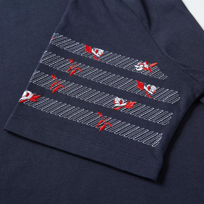 Classic 4-Bar Cotton T-Shirt