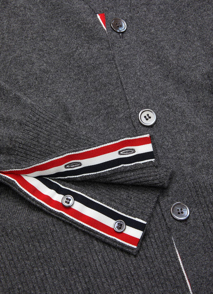 Thom Browne Chunky Knit Sweater Jacket