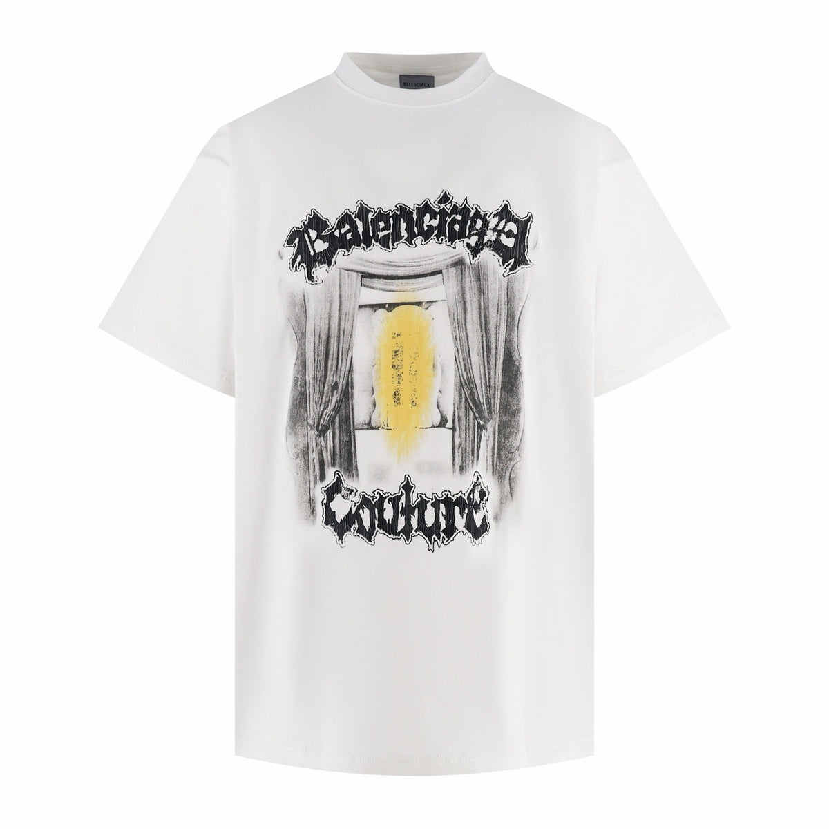 Balenciaga Couture Curtain Scene T-Shirt in White