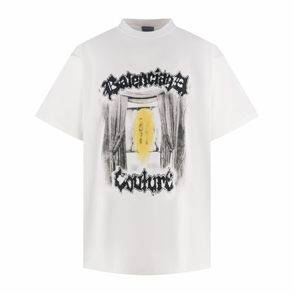 Balenciaga Couture Curtain Scene T-Shirt in White
