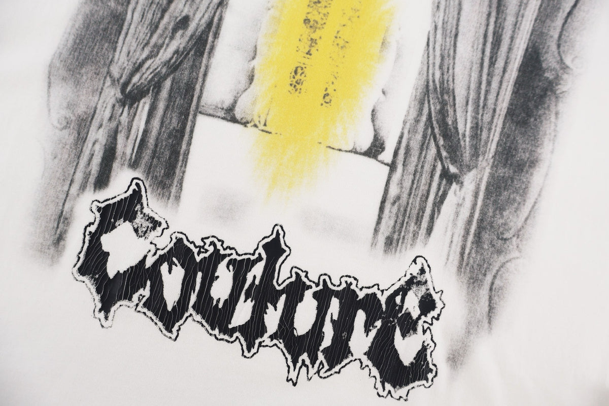 Balenciaga Couture Curtain Scene T-Shirt in White