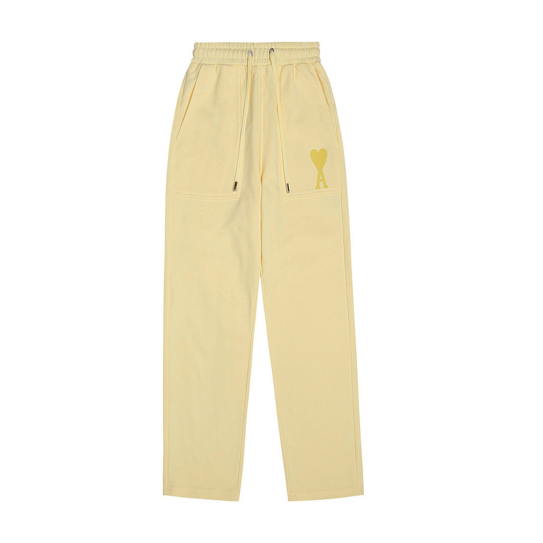 AMI PARIS Straight leg sweatpants