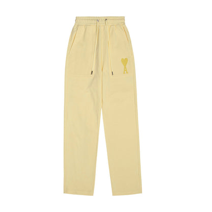AMI PARIS Straight leg sweatpants