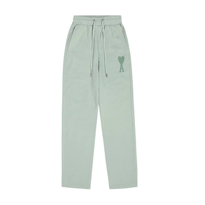 AMI PARIS Straight leg sweatpants