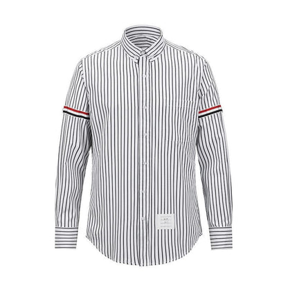 Thom Browne Spring Summer Men's Black Striped Shirt