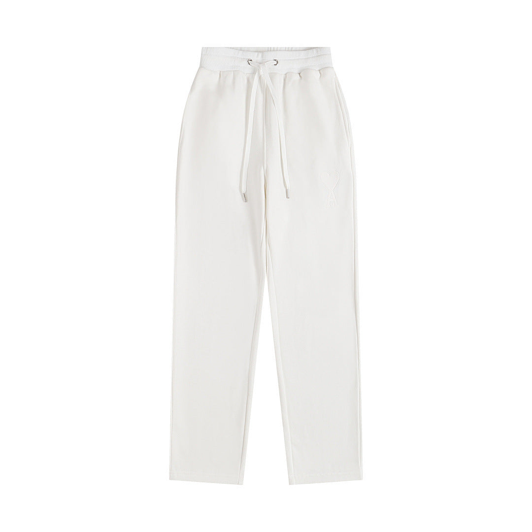 AMI PARIS Straight leg sweatpants
