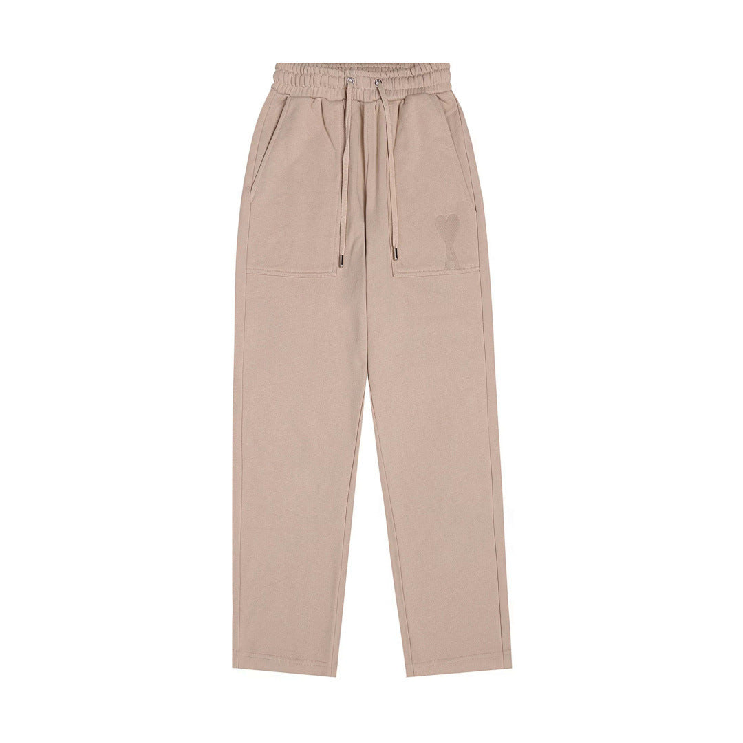 AMI PARIS Straight leg sweatpants