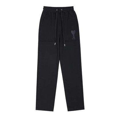 AMI PARIS Straight leg sweatpants