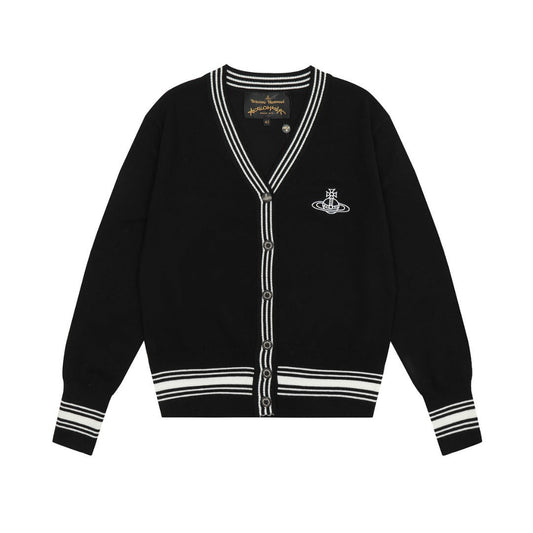 Vivienne Westwood Color-block Cotton-Wool Cardigan