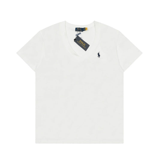 Ralph Lauren Women‘s Cotton V-neck T-shirt