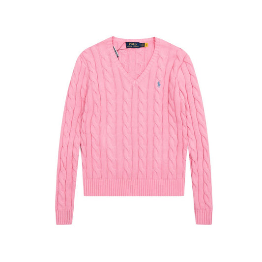 Ralph Lauren Women‘s Cable Knit Cotton Sweater