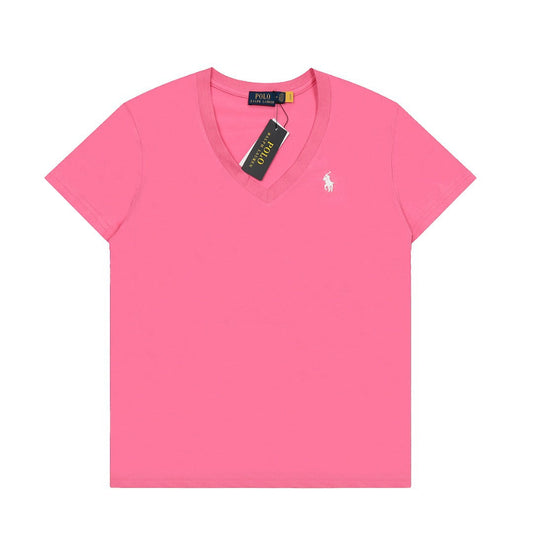 Ralph Lauren Women‘s Cotton V-neck T-shirt