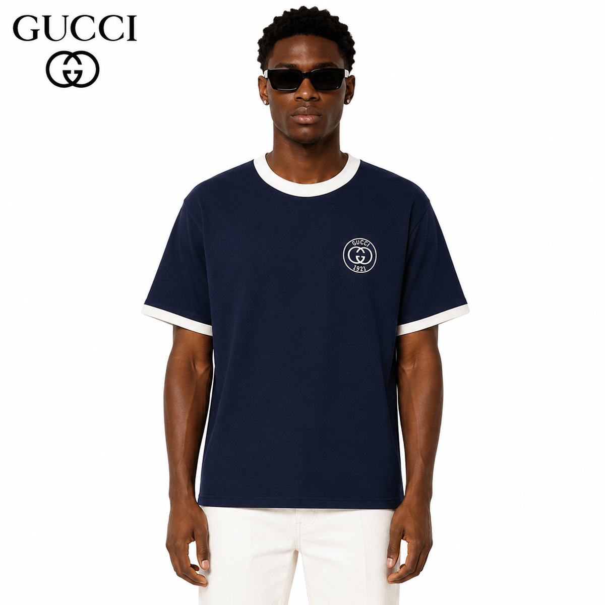 Gucci 1921 Ringer T-Shirt, XS–XL