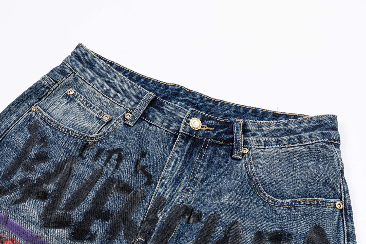 Balenciaga Man LOGO Jeans