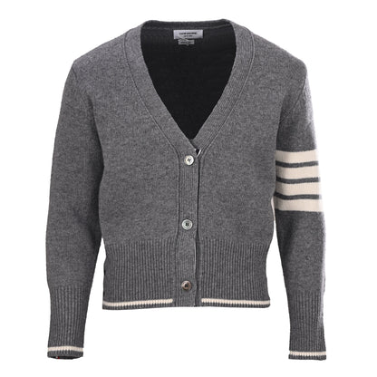 Thom Browne Four-Stripe Wool Cardigan
