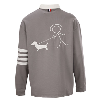 2026 Spring Summer Four-Bar Stripe Hoodie