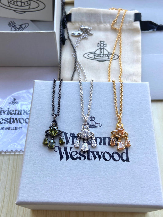 Vivienne Westwood Rhinestone Collar Necklace