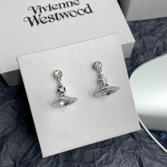 Vivienne Westwood Crystal Planet Earrings