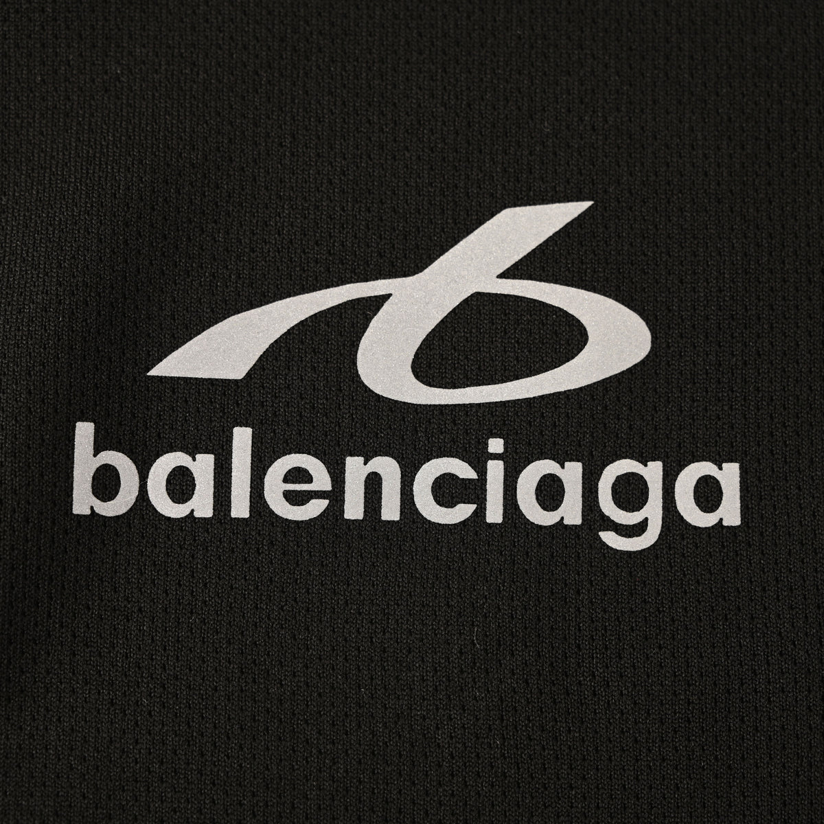 Balenciaga Soccer Jersey Crest T-Shirt in Black & Blue