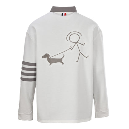 2026 Spring Summer Four-Bar Stripe Hoodie