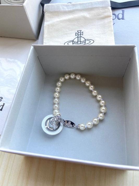 Vivienne Westwood Pearl Planet Bracelet