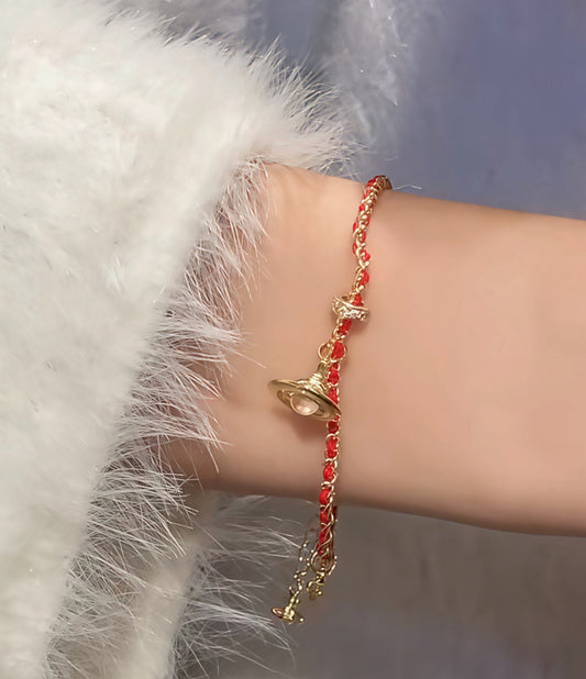 Vivienne Westwood"Ben Ming Nian" (Zodiac Year) Red Bracelet