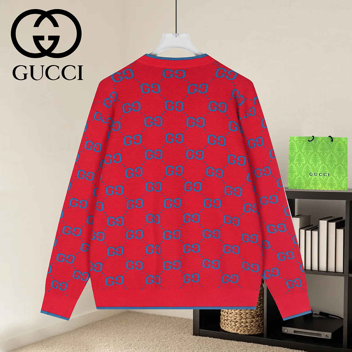 Gucci Jacquard Crewneck Sweater zgwXHg - Image 47